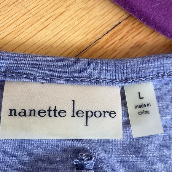 Women’s Nanette Lepore tank top. Purple. Size L - Picture 3 of 5